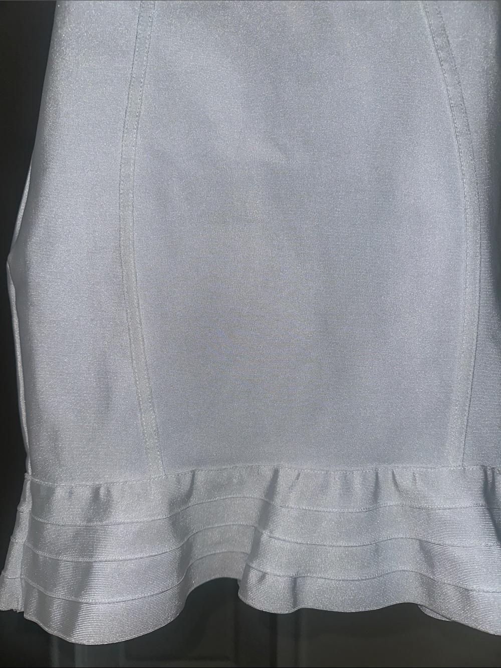 White Strapless Bustier Mini Dress - Picture 2 of 3